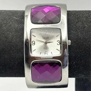 Purple Gemstone Kristine Cuff Watch